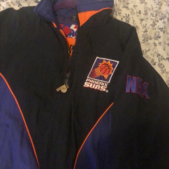 Beautiful phx suns PRO PLAYER Jacket I believe it’s a kids extra large asking - Picture 2 of 3